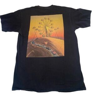 IN-N-OUT BURGER 70th ANNIVERSARY FAST FOOD RESTAURANT TEE T SHIRT Mens M Black